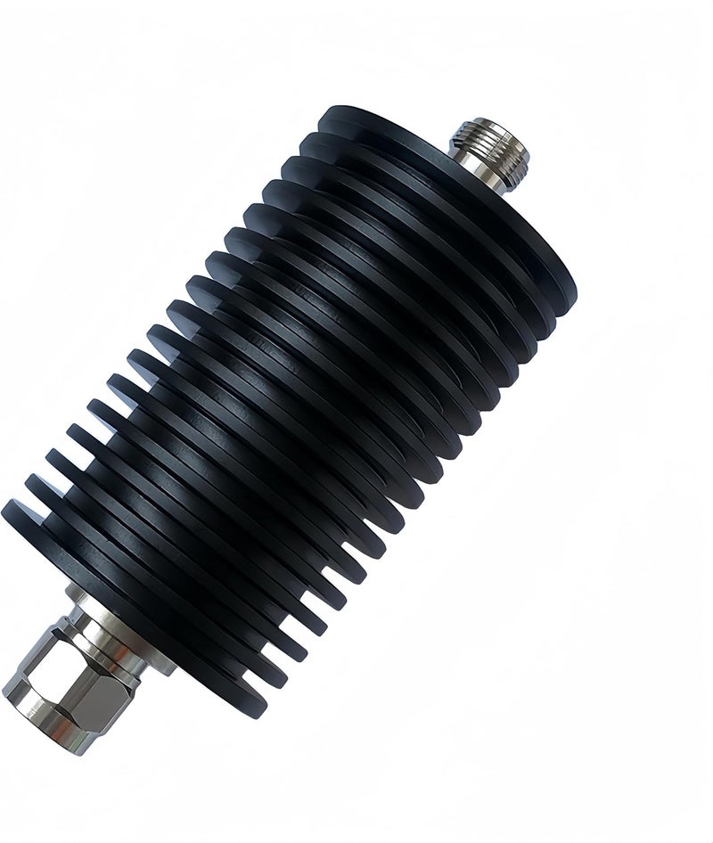 BECEN 100W 40dB Attenuator, HIgh Power 100 Watt DC to 3Ghz 50 Ohm Attenuator Coax,N Type Male to Female RF Fixed Attenuators Connector (100W N 40DB) - Image 1